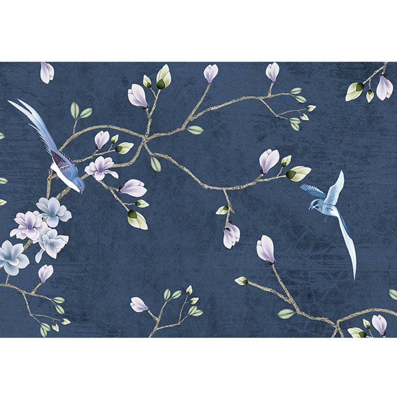 Pretty Multi Color Chinese Rug Synthetics Flower Drawing Print Carpet Machine Wash Anti-Slip Backing Pet Friendly Rug for Living Room Clearhalo 'Area Rug' 'Rug' 2170430