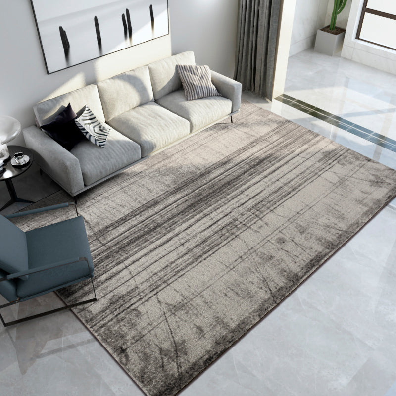 Simple Multi-Colored Ombre Rug Polypropylene Industrial Style Rug Pet Friendly Machine Washable Non-Slip Carpet for Bedroom Grey Clearhalo 'Area Rug' 'Rug' 2170619