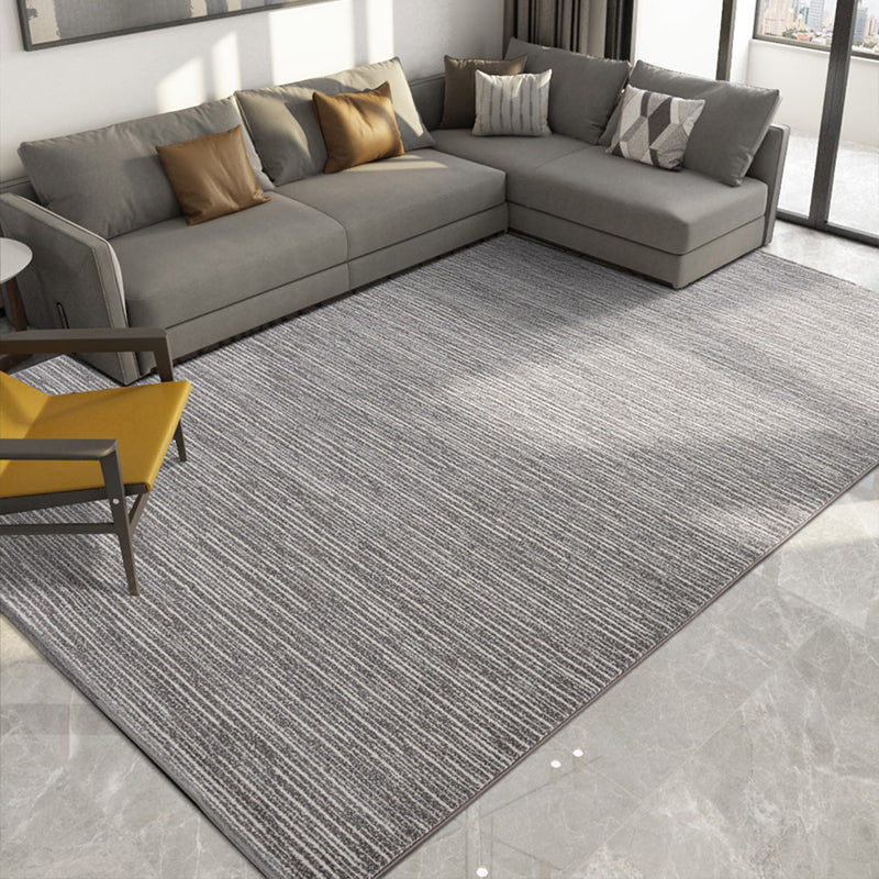 Multi-Color Ticking Stripes Rug Polypropylene Steampunk Carpet Washable Pet Friendly Anti-Slip Rug for Great Room Clearhalo 'Area Rug' 'Rug' 2170729