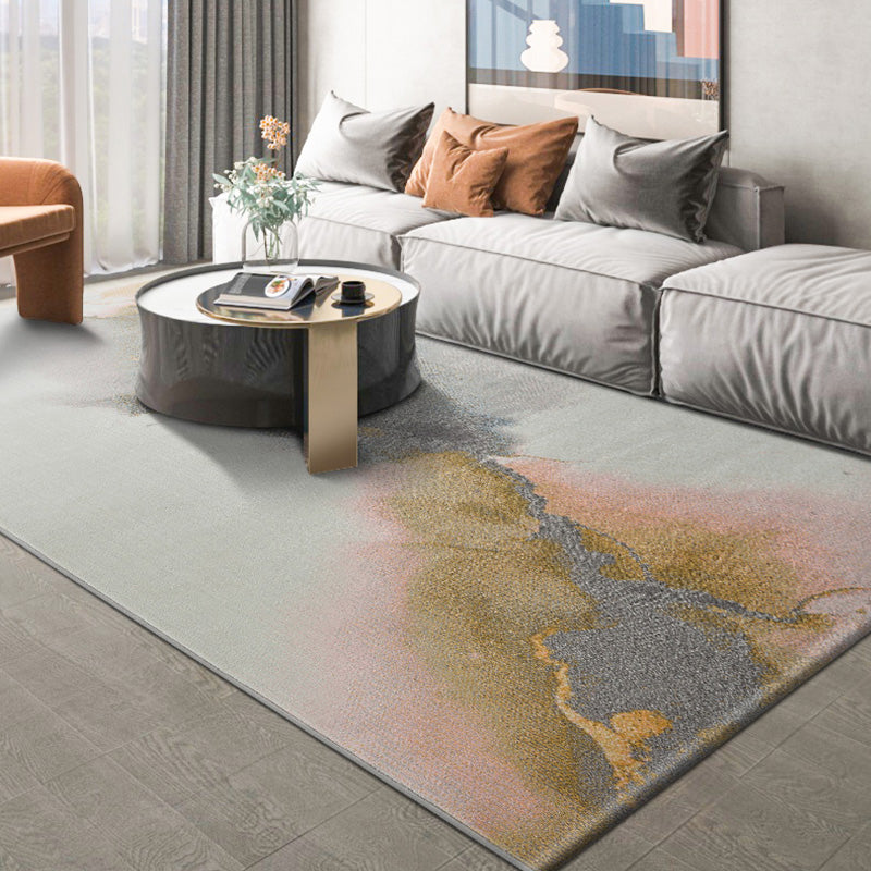 Industrial Expressionism Rug Multi Colored Synthetics Rug Non-Slip Backing Stain Resistant Machine Washable Area Carpet for Room Pink Clearhalo 'Area Rug' 'Rug' 2170813