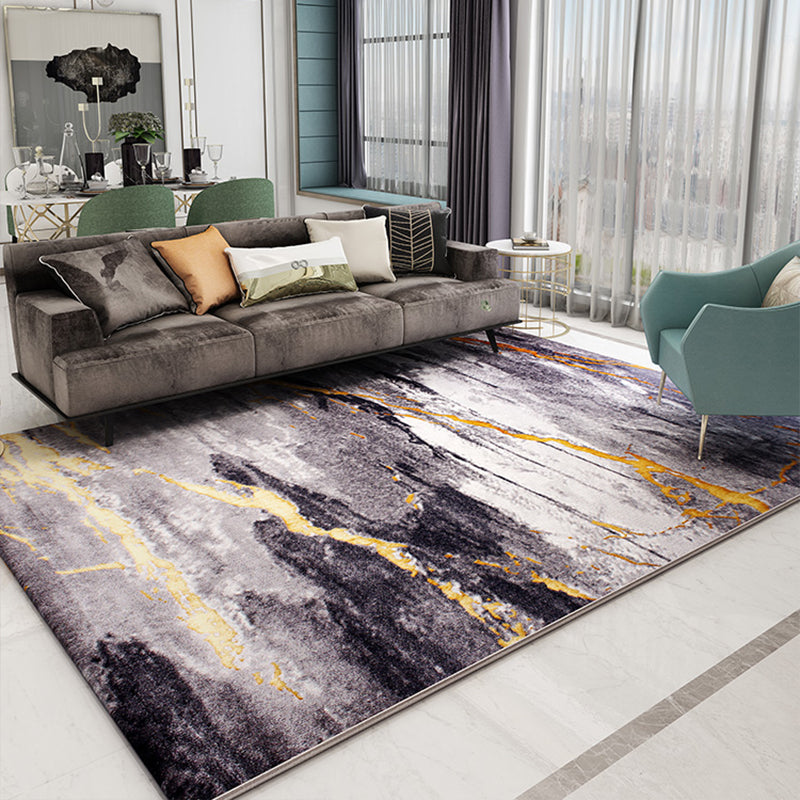 Artistry Steampunk Rug Multi Color Abstract Carpet Non-Slip Backing Washable Pet Friendly Rug for Home Clearhalo 'Area Rug' 'Rug' 2170841