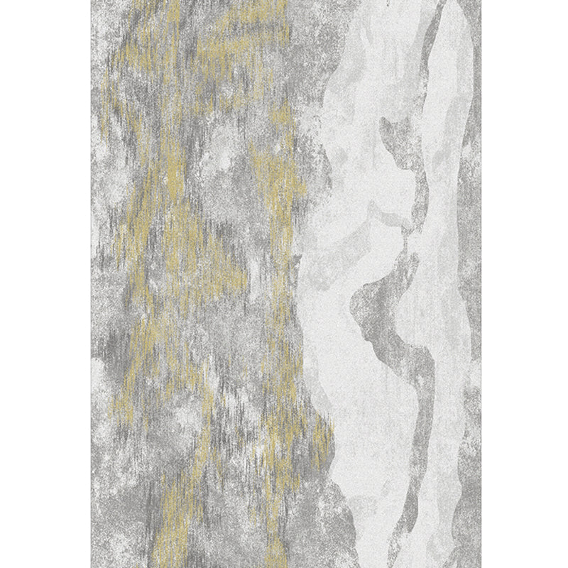 Cyberpunk Home Rug Multicolor Ageing Look Rug Polypropylene Anti-Slip Stain Resistant Washable Area Rug Grey Clearhalo 'Area Rug' 'Rug' 2170870