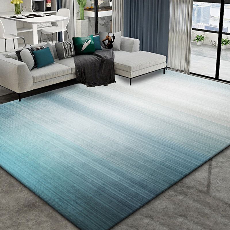 Simplicity Multicolor Ombre Rug Polyester Industrial Carpet Non-Slip Backing Pet Friendly Stain Resistant Rug for Guest Room Green Clearhalo 'Area Rug' 'Rug' 2170878