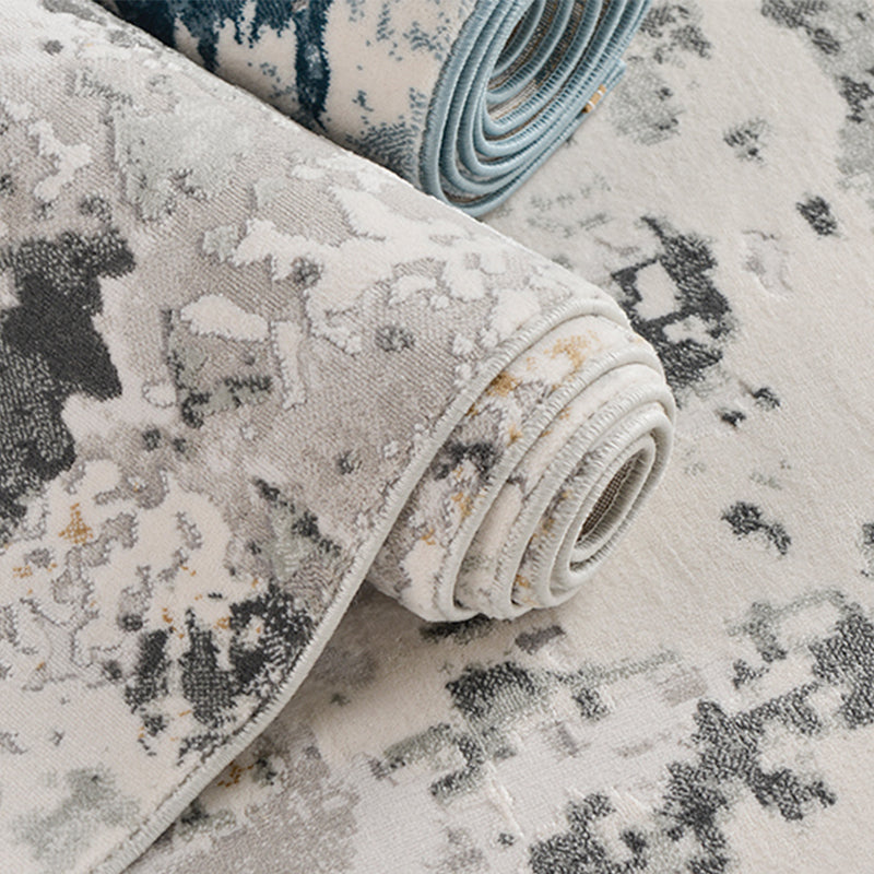 Multi Color Post-Expressionism Rug Polyester Industrial Carpet Machine Washable Non-Slip Backing Stain Resistant Rug for Home Decoration Clearhalo 'Area Rug' 'Rug' 2170933