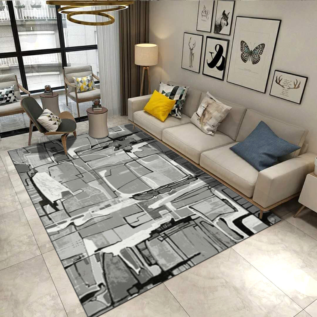 Multi-Color Rusty Surface Rug Synthetics Industrial Area Rug Machine Washable Non-Slip Stain Resistant Rug for Room Decor Clearhalo 'Area Rug' 'Rug' 2170964