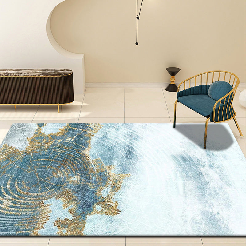 Olden Faded Wall Look Rug Multi-Colored Cyberpunk Carpet Polypropylene Non-Slip Stain Resistant Machine Washable Rug for Hall Light Green Clearhalo 'Area Rug' 'Rug' 2170993