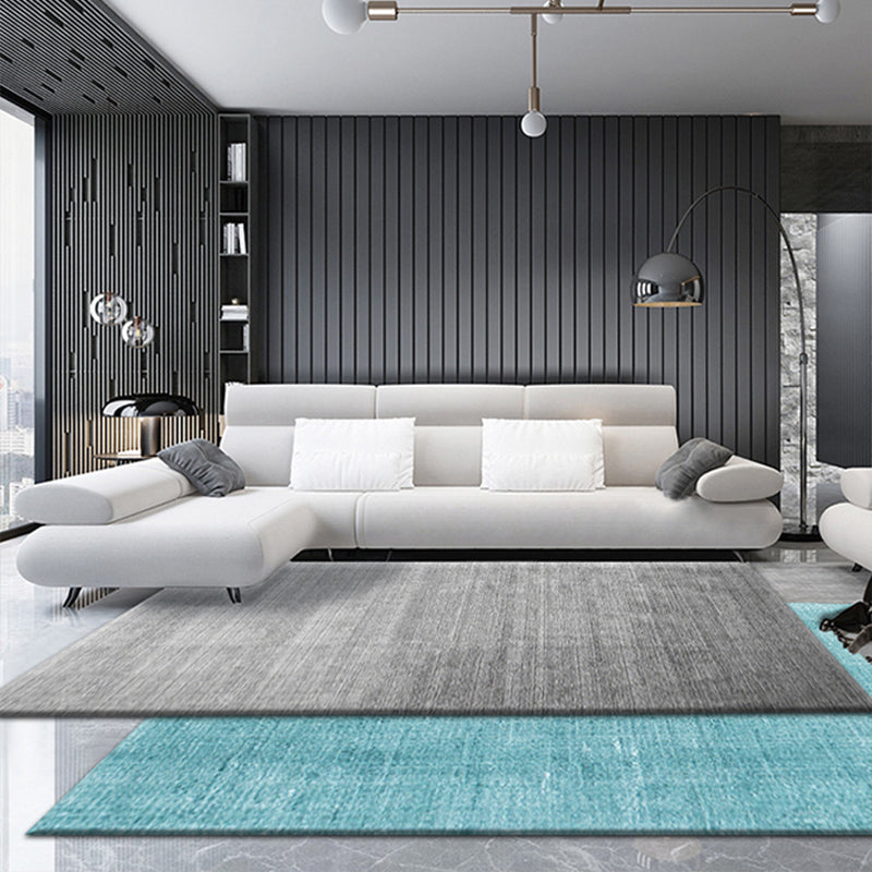 Minimal Multi-Color Plain Rug Polyester Steampunk Rug Washable Stain Resistant Anti-Slip Backing Carpet for Living Room Clearhalo 'Area Rug' 'Rug' 2171004