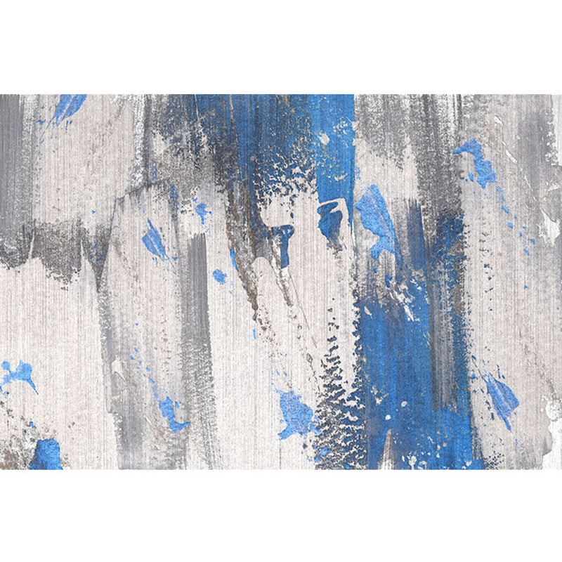 Cyberpunk Rusty Look Rug Multi Color Polypropylene Rug Stain Resistant Non-Slip Washable Area Carpet for Guest Room Sky Blue Clearhalo 'Area Rug' 'Rug' 2171099