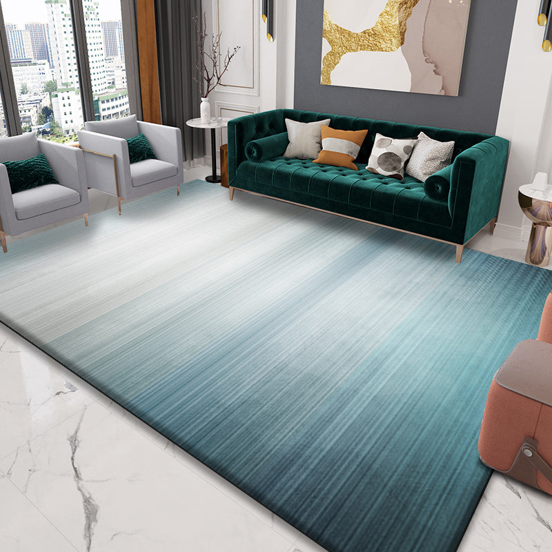 Industrial Plain Rug Multi Color Synthetics Area Carpet Pet Friendly Anti-Slip Machine Washable Rug for Great Room Aqua Clearhalo 'Area Rug' 'Rug' 2171177