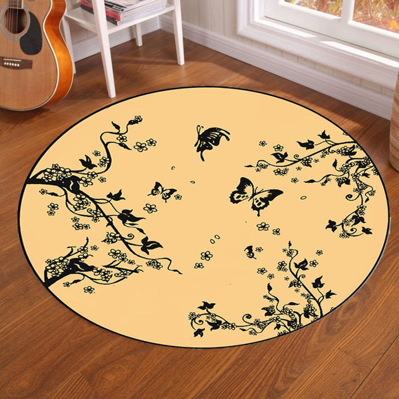 Multi-Color Visual Deception Rug Polyester Novelty Carpet Washable Anti-Slip Pet Friendly Rug for Boys Room Yellow Clearhalo 'Area Rug' 'Rug' 2171456