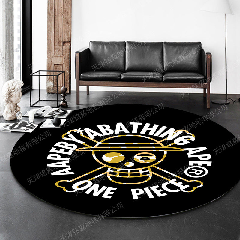Modern 3D Anime Patterned Rug Multi Colored Polypropylene Rug Non-Slip Backing Machine Washable Pet Friendly Carpet for Kids Room Clearhalo 'Area Rug' 'Rug' 2171481