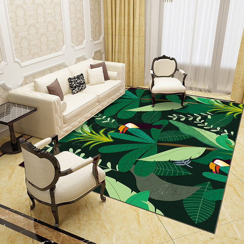 Unique Abstract Patterned Rug Multi Color Contemporary Rug Polypropylene Washable Pet Friendly Non-Slip Backing Rug for Lounge Clearhalo 'Area Rug' 'Modern' 'Rugs' Rug' 2172003