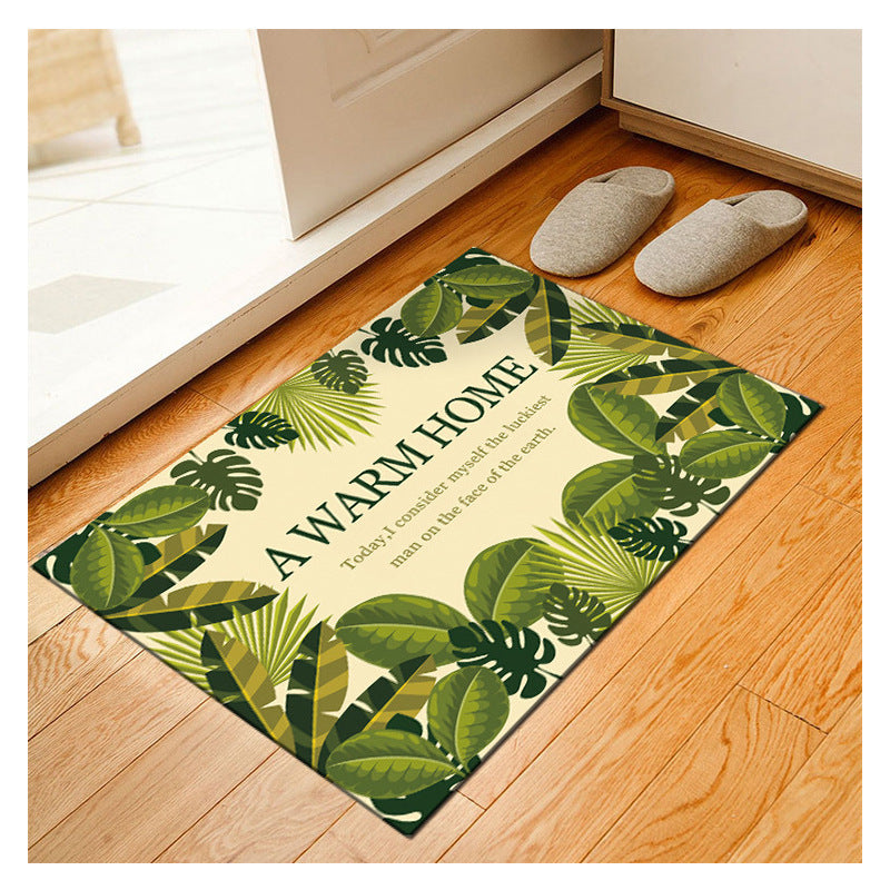 Classic Tropix Indoor Rug Multi-Color Flamingo Carpet Anti-Slip Backing Stain Resistant Machine Washable Rug for Family Room Clearhalo 'Area Rug' 'Rugs' 'Vintage' Rug' 2172017