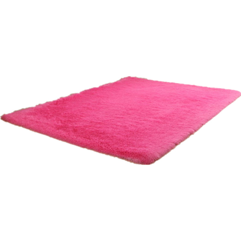 Puffy Multicolor Plain Rug Synthetics Minimalist Carpet Pet Friendly Anti-Slip Washable Rug for Living Room Clearhalo 'Area Rug' 'Casual' 'Rugs' Rug' 2172418