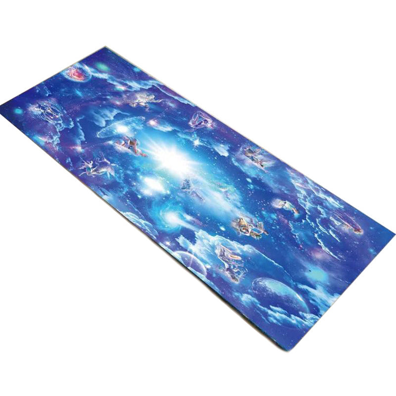 Contemporary Patterned Runner Rug Multi-Colored Synthetics Carpet Machine Washable Non-Slip Stain Resistant Rug for Door Clearhalo 'Area Rug' 'Rug' 2183581