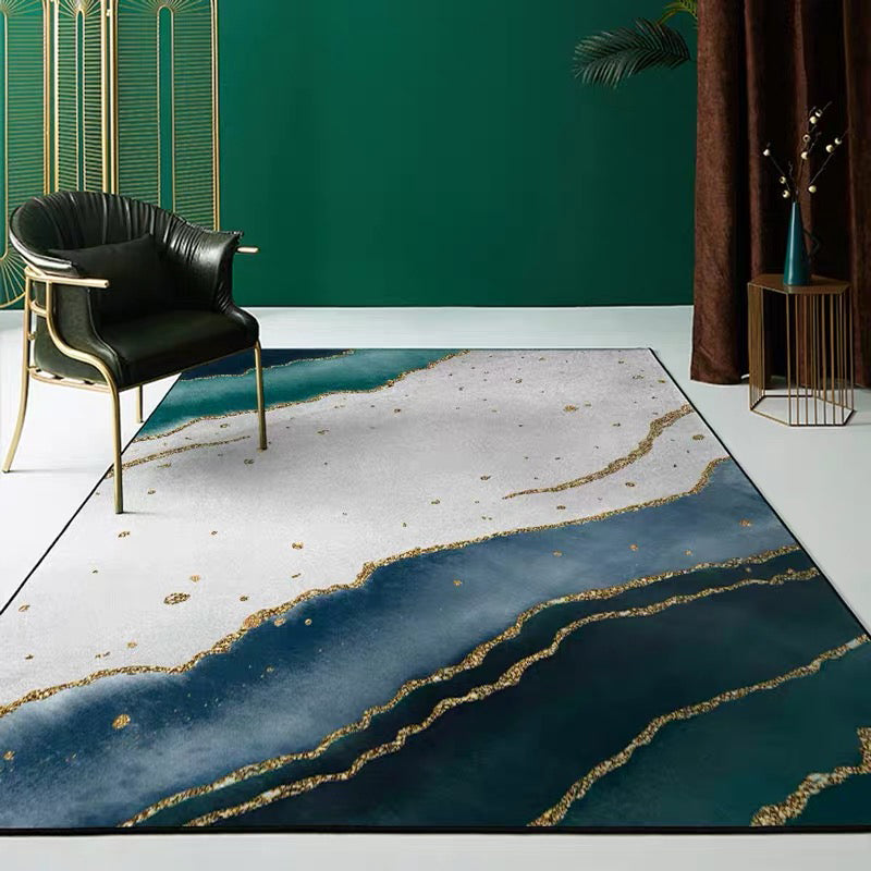 Vintage Multi Color Postmodern Rug Polypropylene Abstract Printed Carpet Anti-Slip Pet Friendly Stain Resistant Rug for Great Room Grey Clearhalo 'Area Rug' 'Modern' 'Rugs' Rug' 2184630