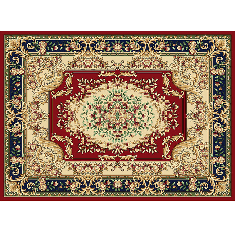 Multi-Colored Moroccan Rug Synthetics Jacquard Pattern Rug Washable Stain Resistant Non-Slip Carpet for Lounge Clearhalo 'Area Rug' 'Moroccan' 'Rugs' Rug' 2185391