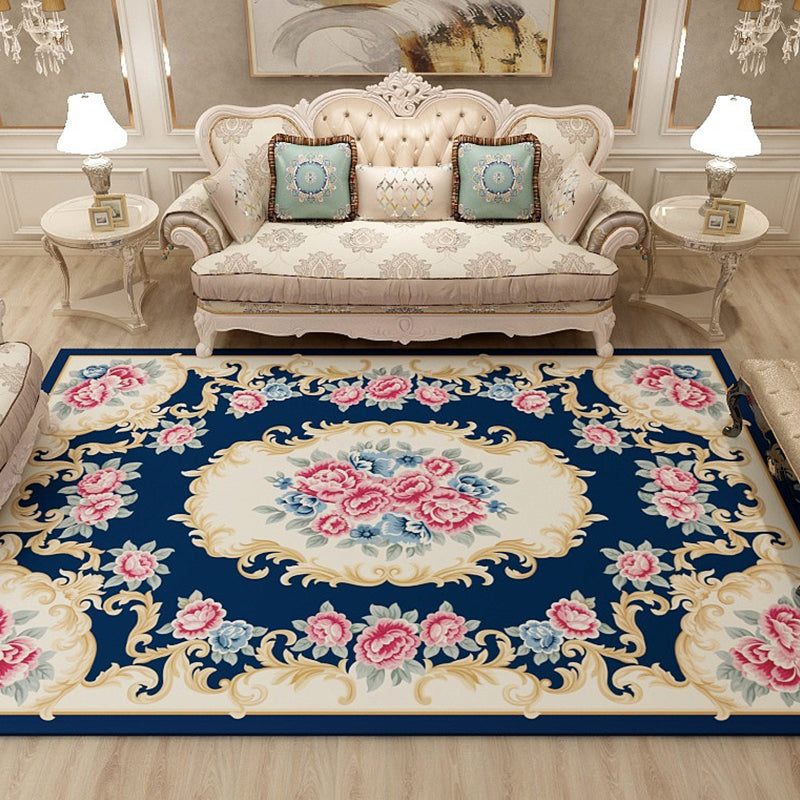 Multi-Colored Moroccan Rug Synthetics Jacquard Pattern Rug Washable Stain Resistant Non-Slip Carpet for Lounge Pink Clearhalo 'Area Rug' 'Moroccan' 'Rugs' Rug' 2185409