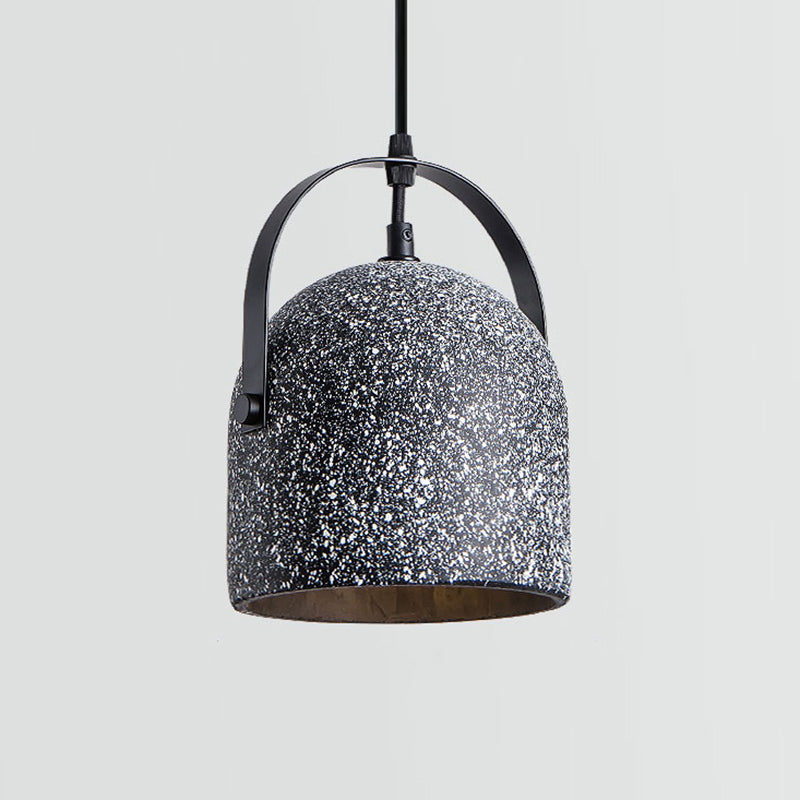 Simplicity Bell Shade Suspension Light Cement 1 Head Restaurant Pendant Light Fixture Clearhalo 'Ceiling Lights' 'Lighting' 'Pendant Lights' 2186598_eb37112f-4c82-40cf-9d81-4cbb5e77abb7
