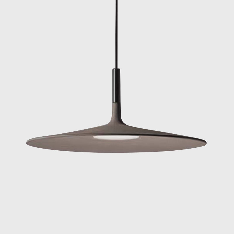 Flying Saucer Restaurant Ceiling Light Cement 1��Head Minimalistic LED Hanging Pendant Light Clearhalo 'Ceiling Lights' 'Modern Pendants' 'Modern' 'Pendant Lights' 'Pendants' Lighting' 2186694