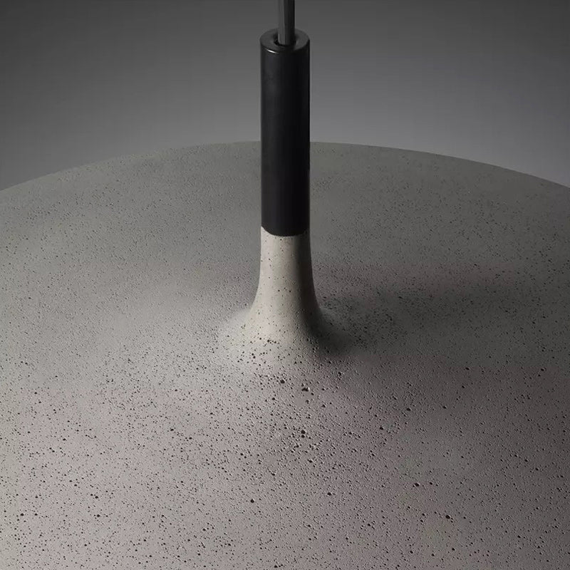 Flying Saucer Restaurant Ceiling Light Cement 1��Head Minimalistic LED Hanging Pendant Light Clearhalo 'Ceiling Lights' 'Modern Pendants' 'Modern' 'Pendant Lights' 'Pendants' Lighting' 2186695