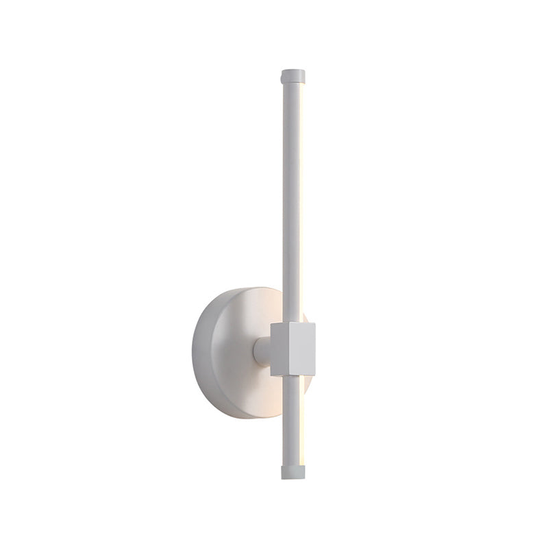 Acrylic Wall Sconce Bar Simple LED Black/White Wall Mounted Lamp with Rotatable Design in Warm/White Light Clearhalo 'Modern wall lights' 'Modern' 'Wall Lamps & Sconces' 'Wall Lights' Lighting' 219877