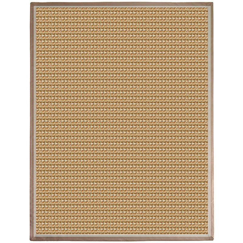 Japanese Solid Color Rug Multi Color Jute Rug Natural Fibers Non-Slip Backing Area Carpet for Living Room Light Coffee Clearhalo 'Area Rug' 'Rug' 2198851