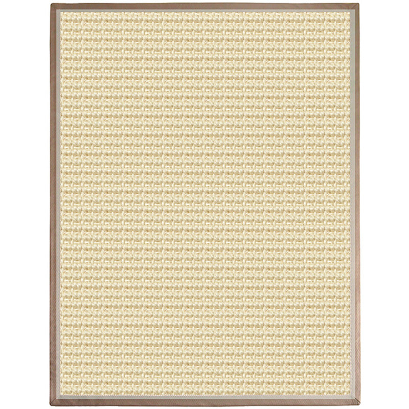 Japanese Solid Color Rug Multi Color Jute Rug Natural Fibers Non-Slip Backing Area Carpet for Living Room Light Yellow Clearhalo 'Area Rug' 'Rug' 2198857