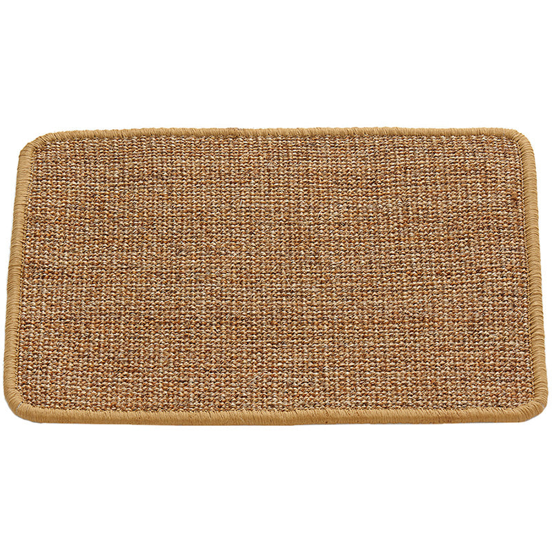 Rustic Plain Rug Multi-Colored Jute Rug Natural Fiber Handwoven Area Carpet with Border for Living Room Clearhalo 'Area Rug' 'Rug' 2198908