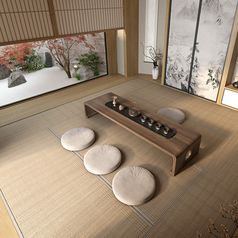 Cottage Solid Color Rug Multi Color Jute Rug Washable Natural Fiber Weaving Carpet for Bedroom Clearhalo 'Area Rug' 'Rug' 2198925