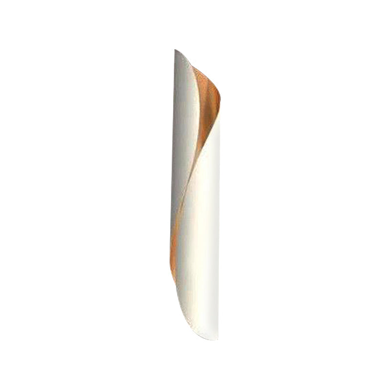 Black/White Rolling Sconce Light Fixture Contemporary 2 Lights Alumnium Up and Down Wall Sconce Clearhalo 'Cast Iron' 'Glass' 'Industrial' 'Modern wall lights' 'Modern' 'Tiffany' 'Traditional wall lights' 'Wall Lamps & Sconces' 'Wall Lights' Lighting' 220125