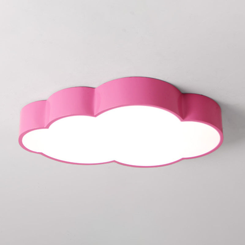 Acrylic Cloud Shade Flush Light Minimalist LED Flush Ceiling Light Fixture for Nursery Clearhalo 'Ceiling Lights' 'Close To Ceiling Lights' 'Close to ceiling' 'Flush mount' Lighting' 2204206