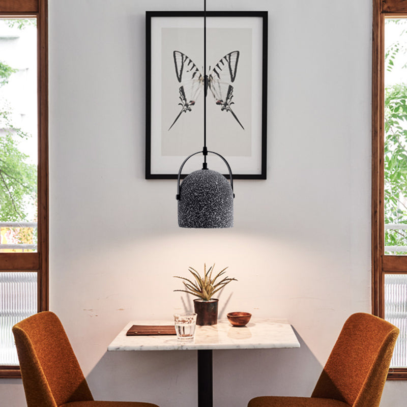 Geometrical Restaurant Ceiling Light Cement Single Simplicity Hanging Pendant Light Clearhalo 'Ceiling Lights' 'Modern Pendants' 'Modern' 'Pendant Lights' 'Pendants' Lighting' 2205407