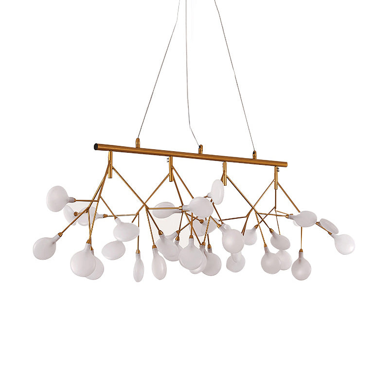 Minimalist Tree Branch LED Hanging Light Metallic Dining Room Island Ceiling Light in Gold Clearhalo 'Ceiling Lights' 'Island Lights' Lighting' 2205969