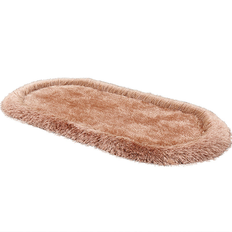 Relaxing Solid Color Rug Multi Color Fluffy Indoor Rug Pet Friendly Washable Carpet for Bedroom Clearhalo 'Area Rug' 'Casual' 'Rugs' Rug' 2208346