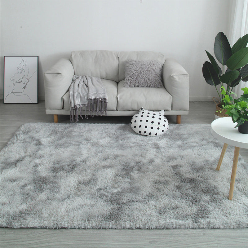 Multi-Colored Simplicity Rug Faux Fur Tie Dye Patterned Carpet Anti-Slip Backing Machine Washable Rug for Room Clearhalo 'Area Rug' 'Casual' 'Rugs' Rug' 2208506