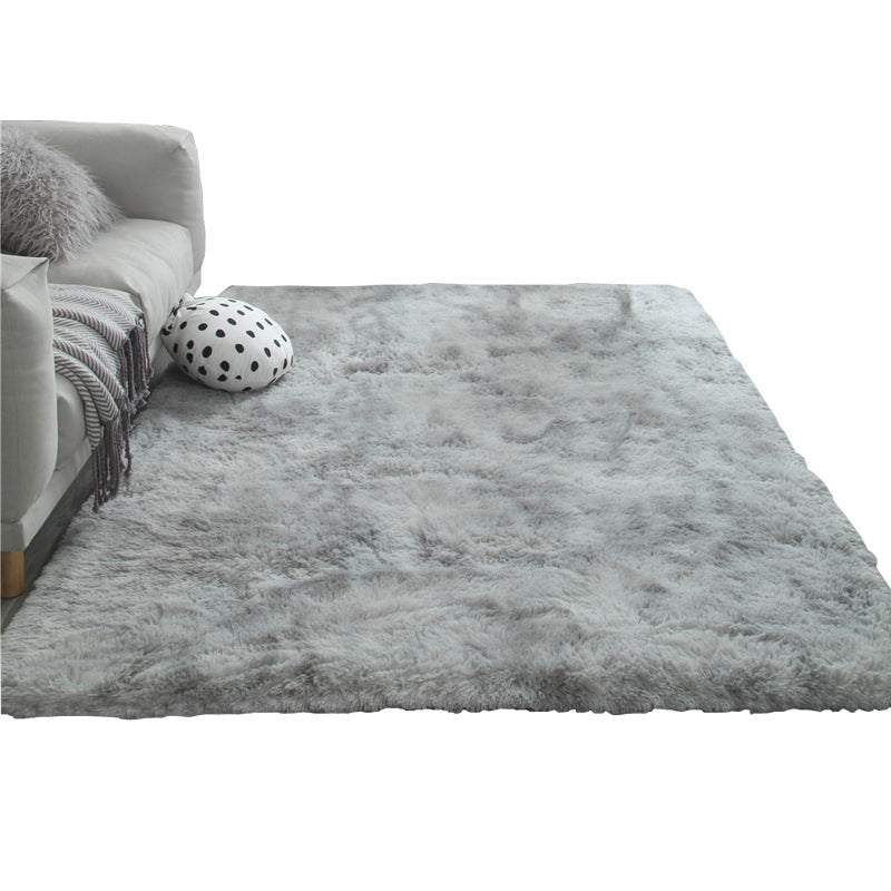 Multi-Colored Simplicity Rug Faux Fur Tie Dye Patterned Carpet Anti-Slip Backing Machine Washable Rug for Room Clearhalo 'Area Rug' 'Casual' 'Rugs' Rug' 2208508