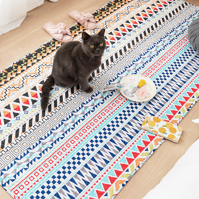 Comfort Western Rug Multi Colored Floral Printed Carpet Anti-Slip Pet Friendly Area Rug for Room Clearhalo 'Area Rug' 'Moroccan' 'Rugs' Rug' 2209733