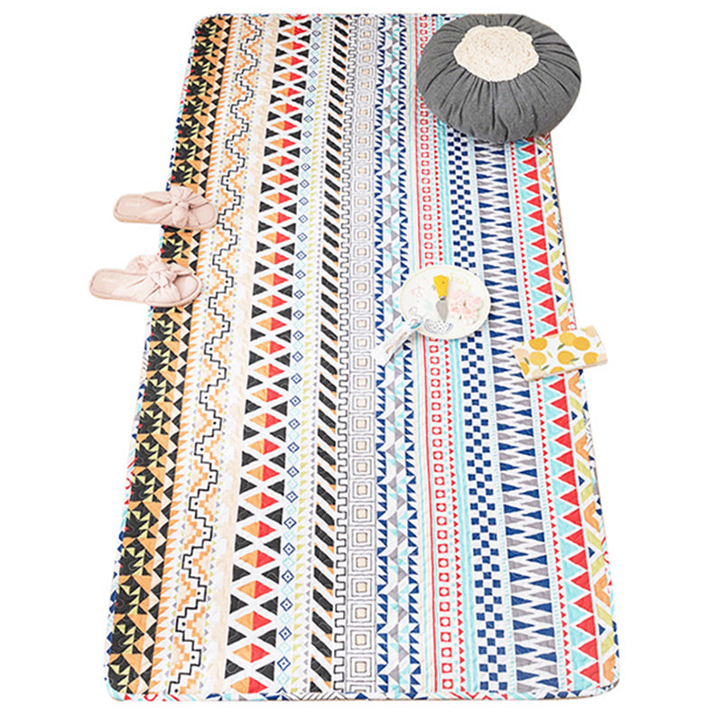 Comfort Western Rug Multi Colored Floral Printed Carpet Anti-Slip Pet Friendly Area Rug for Room Clearhalo 'Area Rug' 'Moroccan' 'Rugs' Rug' 2209741