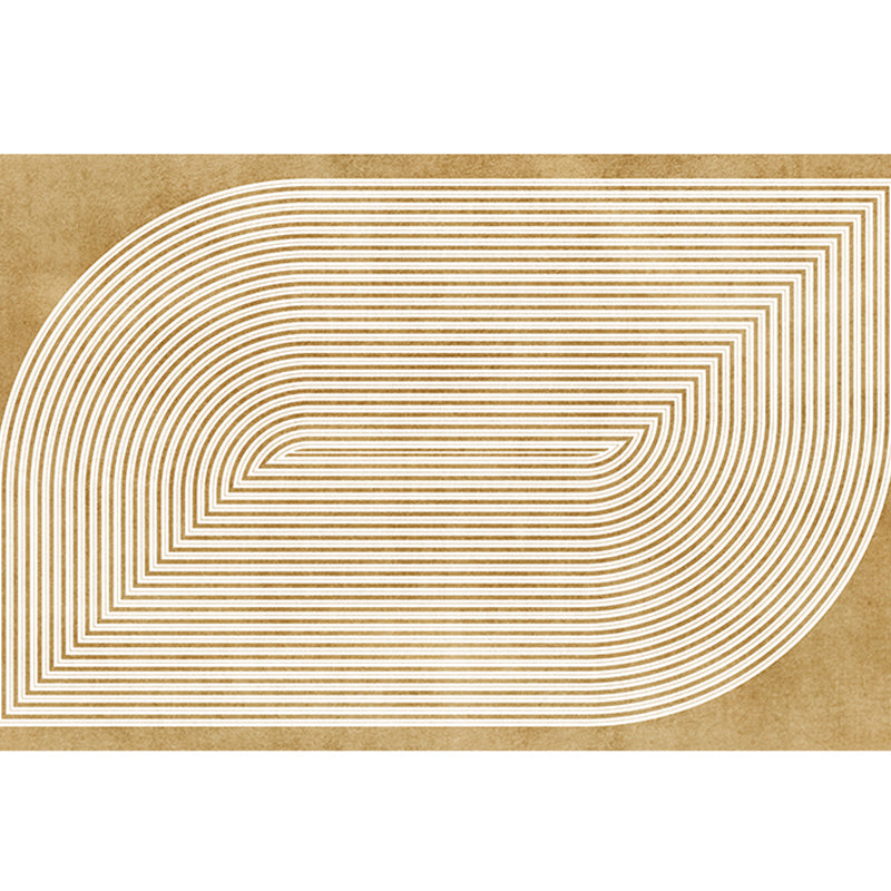 Creative Abstract Printed Rug Multi-Color Polypropylene Indoor Rug Pet Friendly Non-Slip Backing Rug for Room Gold Clearhalo 'Area Rug' 'Rug' 2213518