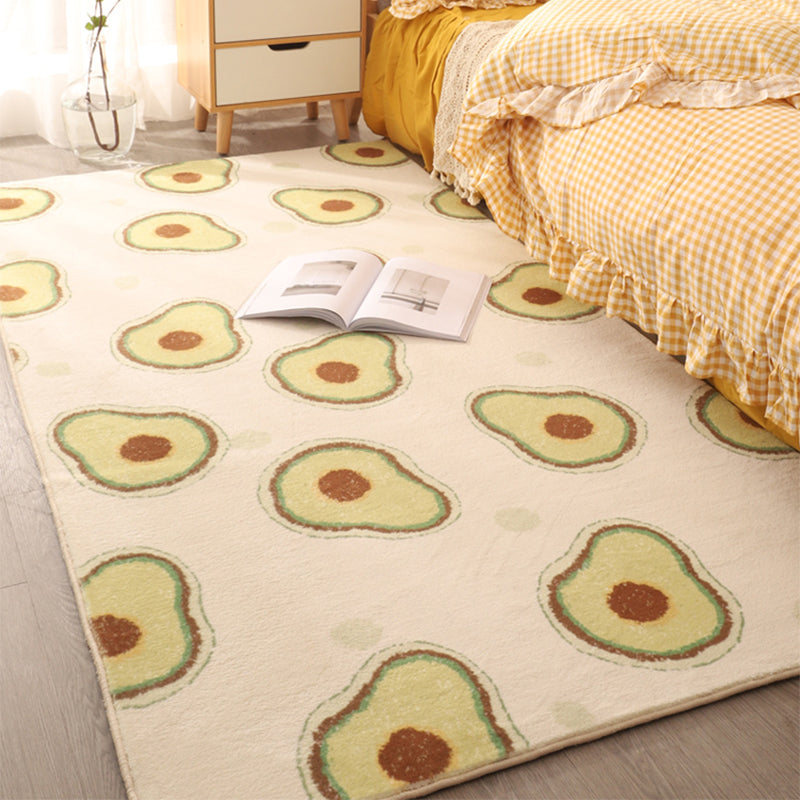 Multi Color Comfort Rug Polypropylene Cartoon Pattern Carpet Non-Slip Backing Easy Care Washable Rug for Kids Clearhalo 'Area Rug' 'Rug' 2214067