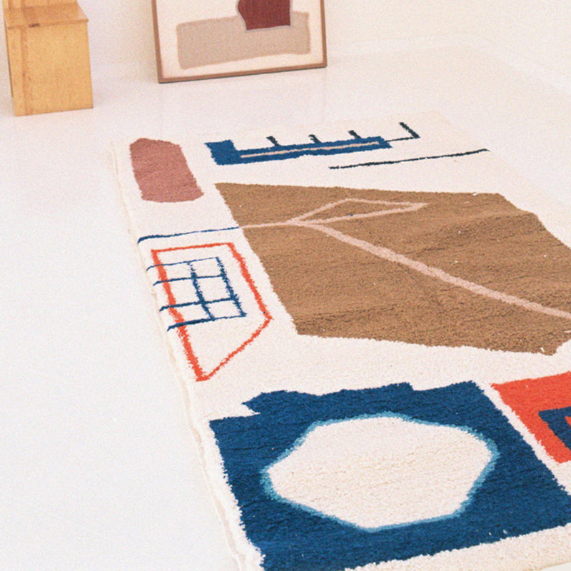 Casual Ethnic Rug Multi-Colored Tribal Patterned Area Carpet Anti-Slip Backing Pet Friendly Washable Rug for Room Clearhalo 'Area Rug' 'Rugs' 'Southwestern' Rug' 2214096