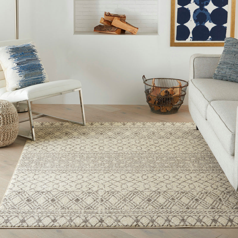 Unique Geometric Printed Rug Multi Color Cotton Blend Carpet Washable Anti-Slip Easy Care Area Rug for Bedroom Clearhalo 'Area Rug' 'Bohemian' 'Rugs' Rug' 2214141