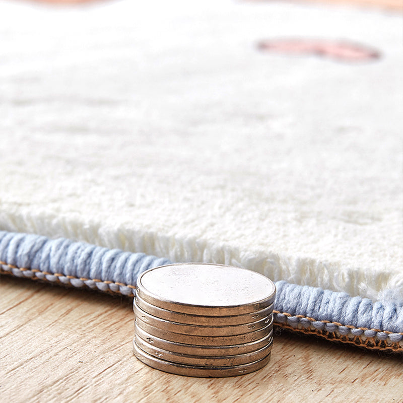 Cute Calming Rug Multi Colored Cartoon Animal Print Indoor Rug Non-Slip Machine Washable Carpet for Kids Room Clearhalo 'Area Rug' 'Rug' 2214452