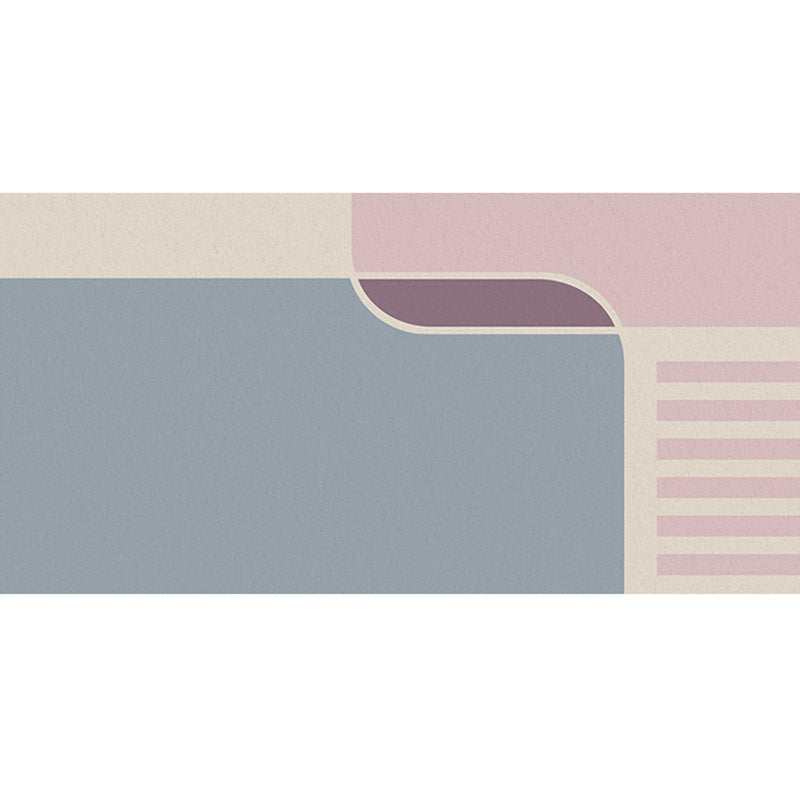 Modern Abstract Print Rug Multi Colored Polyster Area Carpet Anti-Slip Backing Machine Washable Rug for Bedroom Gray-Pink Clearhalo 'Area Rug' 'Rug' 2214496