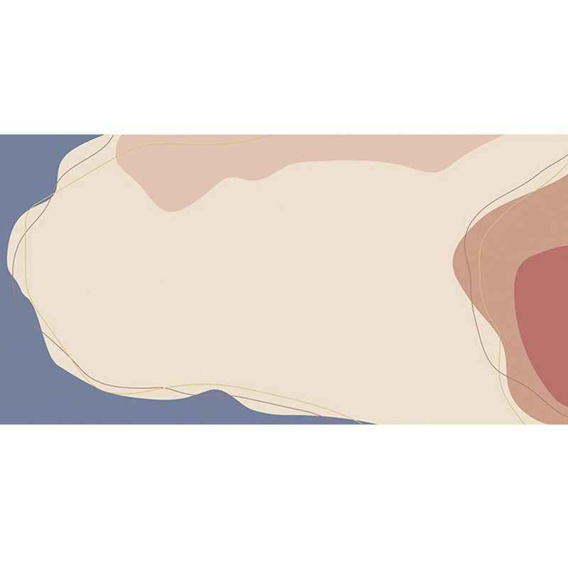 Modern Abstract Print Rug Multi Colored Polyster Area Carpet Anti-Slip Backing Machine Washable Rug for Bedroom Brown Clearhalo 'Area Rug' 'Rug' 2214499