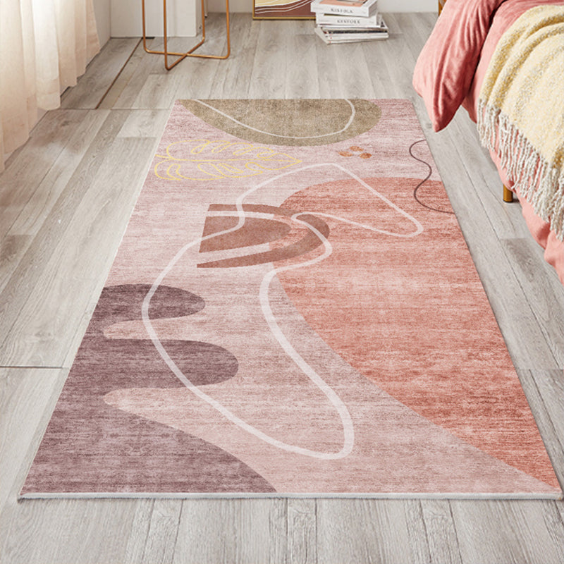 Multi Colored Relaxing Rug Lamb Wool Patchwork Indoor Rug Non-Slip Backing Machine Washable Rug for Decor Clearhalo 'Area Rug' 'Rug' 2214568