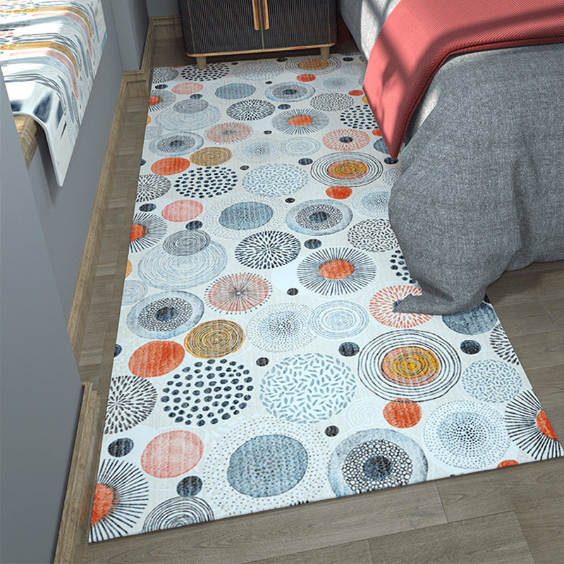 Southwestern Decoration Rug Multi Colored Polka Dot Print Indoor Rug Polypropylene Anti-Slip Washable Rug Clearhalo 'Area Rug' 'Rug' 2214799