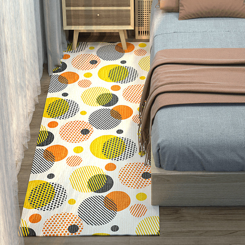 Southwestern Decoration Rug Multi Colored Polka Dot Print Indoor Rug Polypropylene Anti-Slip Washable Rug Clearhalo 'Area Rug' 'Rug' 2214801