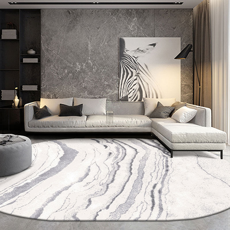 Industrial Decoration Rug Multi Color Abstract Printed Area Rug Polyster Pet Friendly Washable Carpet Cream Gray Clearhalo 'Area Rug' 'Rug' 2214805